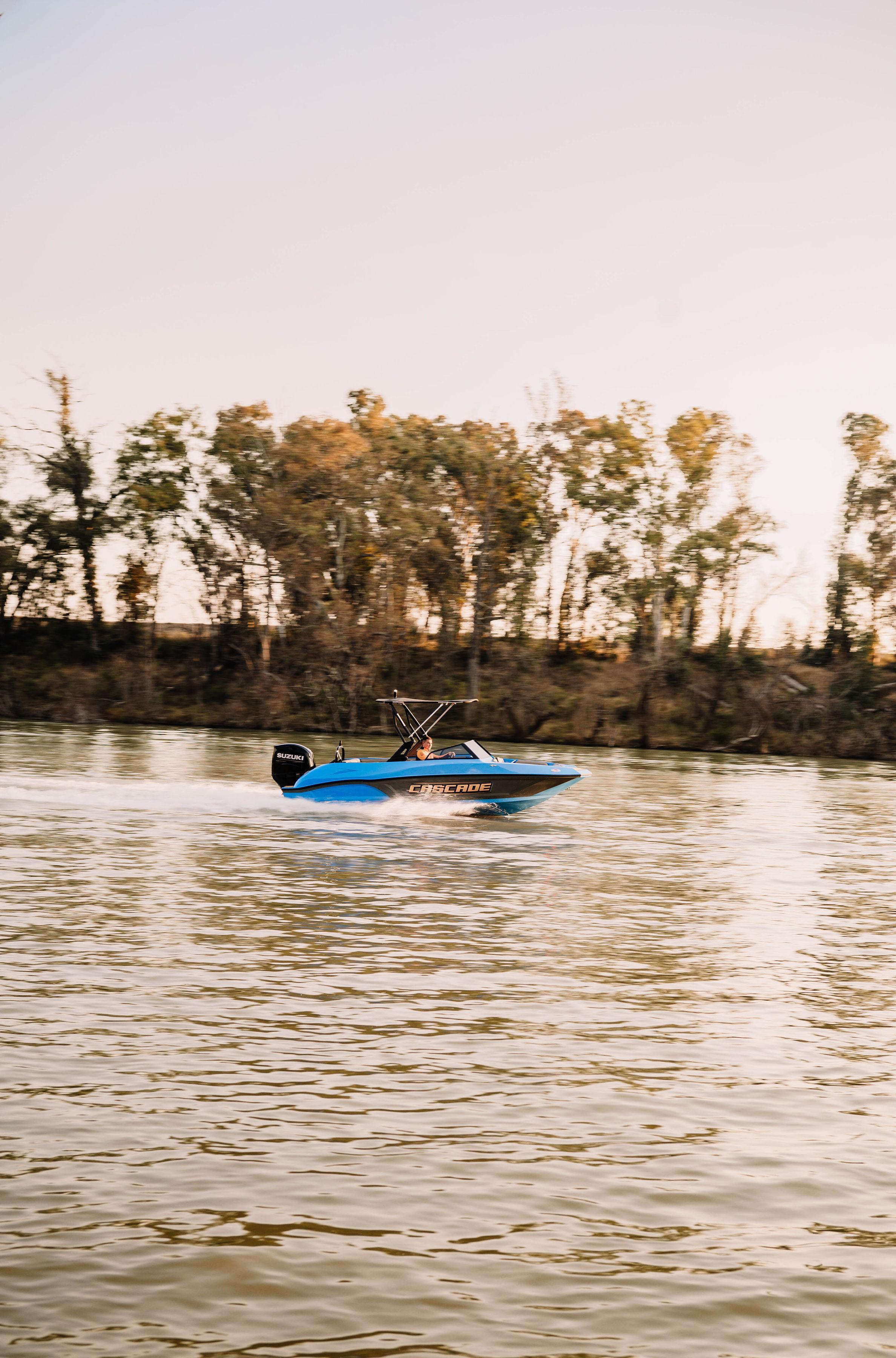 Cascade cruising the river